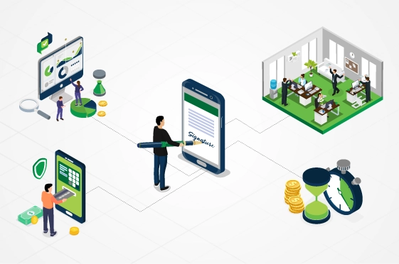 Digital document signing and workflow Digital document signing and workflow