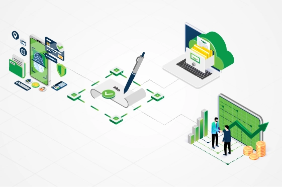 Digital document signing and verification Digital document signing and verification