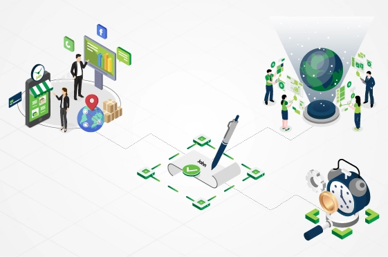 Online marketplace with digital signatures Online marketplace with digital signatures