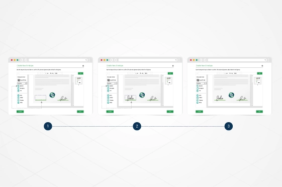 Creating a digital signature Creating a digital signature