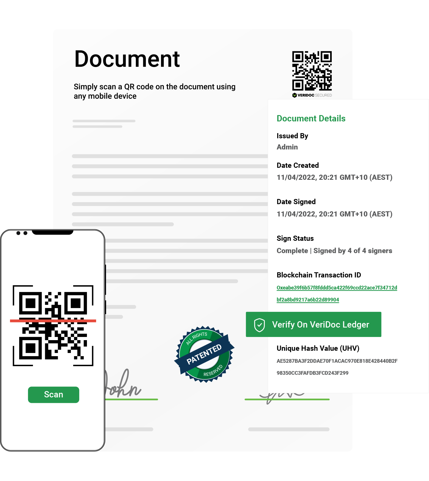 Tamper Proof Document Tamper Proof Document